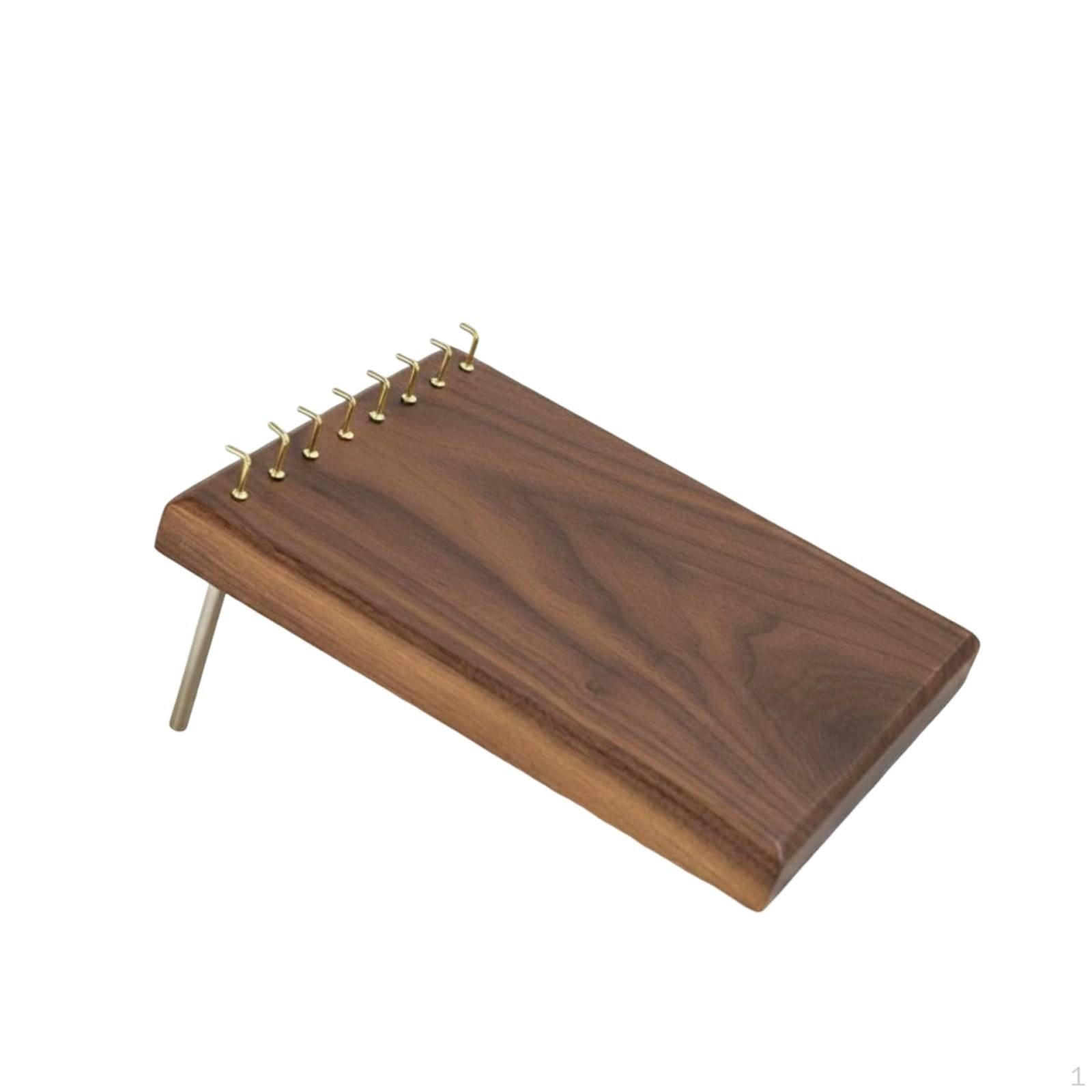 Walnut Jewelry Display Board Refined Surface Necklace Smooth Polished Wood Walnut Bracelet