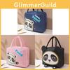 Niedliche Panda Lunchbox Tasche Oxford Stoff Cartoon Stil Thermotasche für Büroangestellte und Studenten Großhandel
