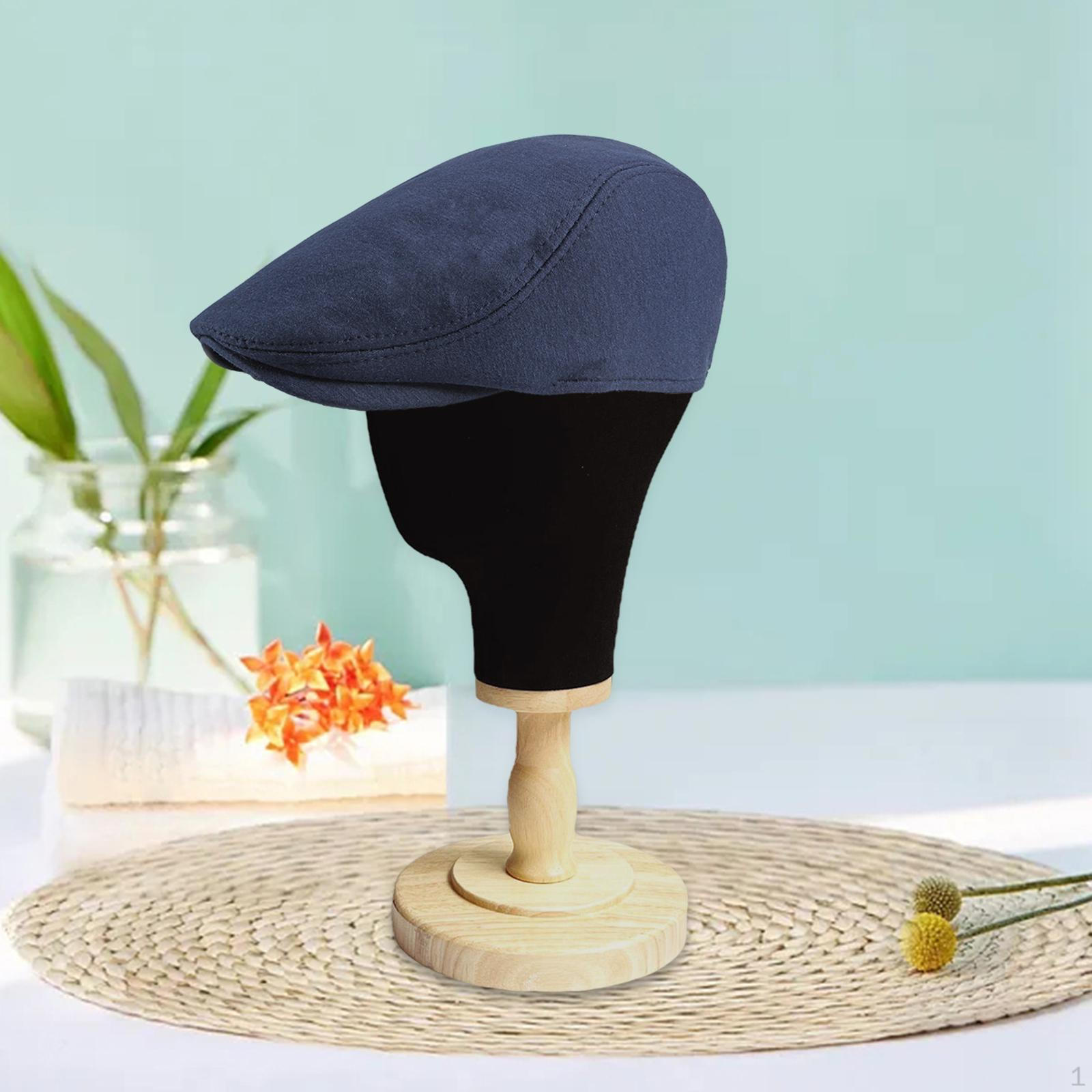 

Берет Кепка Мужская Женская Плоская 55-59 см Повседневная Теплая Мужская Кепка с Козырьком Таксист Вождение Для Рыбалки синий