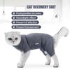 Top-Selling Four-Legged Cat Suit for Post-Op Recovery, Ideal for Female Cat Sterilization and Weaning with Anti-Shedding Feature