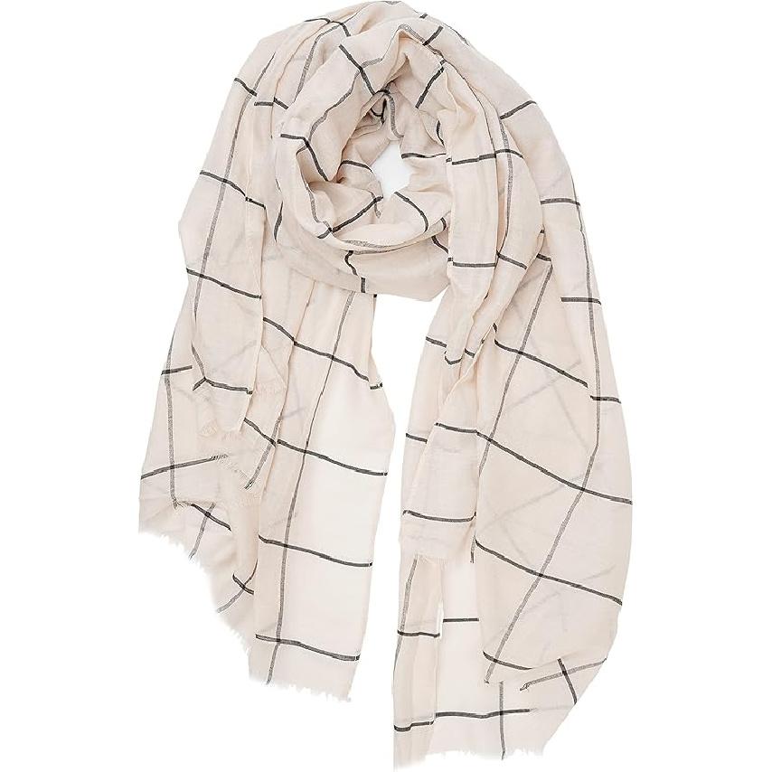 TWÓJ UŚMIECH Damski/Kobiecy Lekki Szal Szal z Mieszanki z Nadrukiem Kwiatowym/Jednokolorowy Na Sezon Wiosenno-Letni