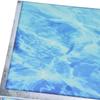 12pcs Blue 3D Bathtub Sticker Self Adhesive PVC Tile Decal Waterproof Antislip Sticker  Bath Use