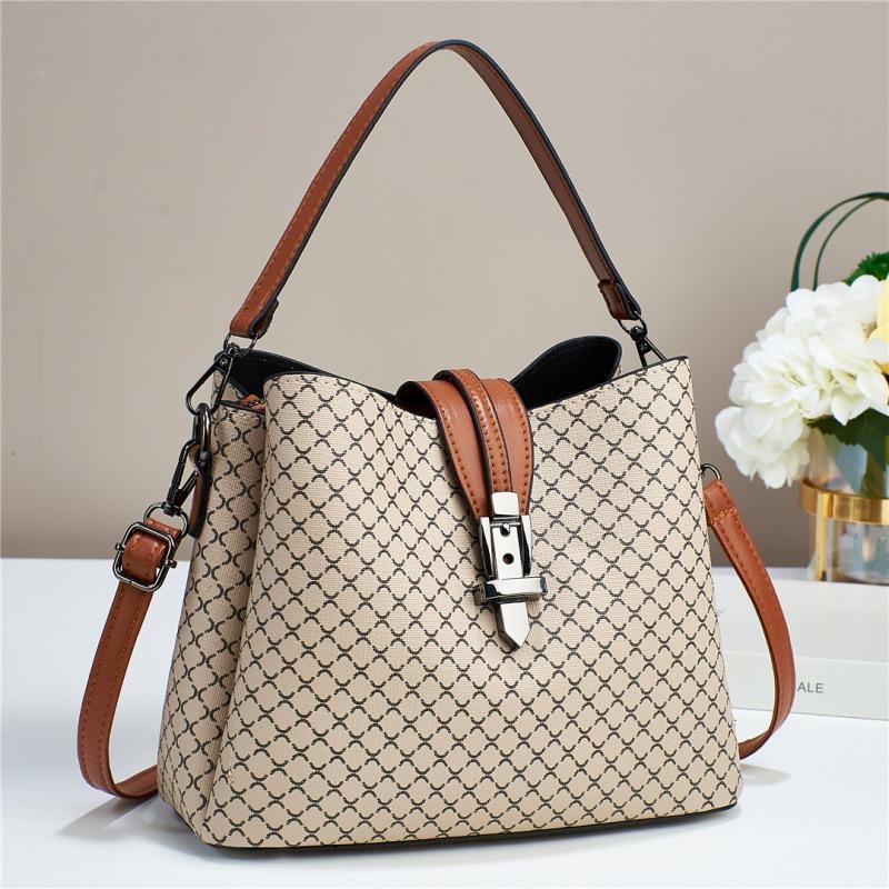 

Women s bags trendy fashion bucket bags large capacity color women s bags simple shoulder messenger handbag 24*11*20