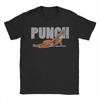 Unisex Womens TShirts Punch Monkey Comic Style Art Novelty Cotton Tee Shirt Short Sleeve T Shirt O Neck Clothing Original