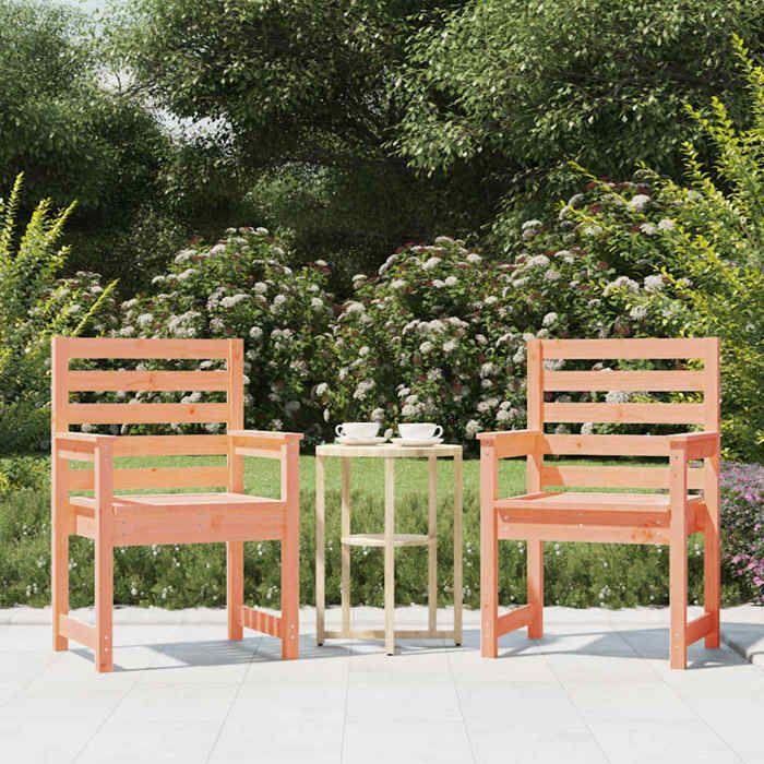 VidaXL Chaises de jardin 2 pcs 60x48x91 cm bois massif de douglas 824058