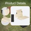 Outdoor Camping Backrest Floor Chair with Carry Bag Camp Foldable Chairs Pad,