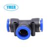 YMER T-Type PE10 Plastic Air Hose Quick Connector Tee