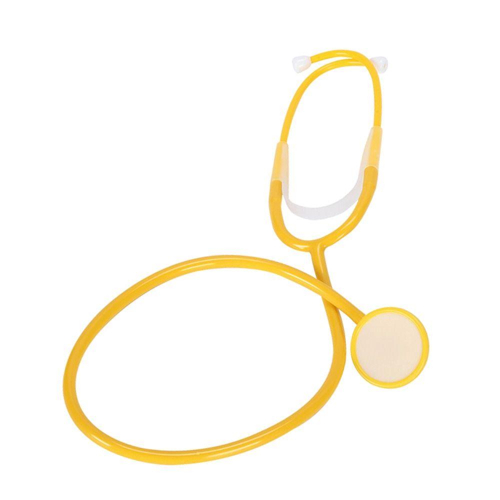 Multi Color Simulation Doctor's Toy Plastic Stethoscope Accessories Gifts