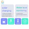 Ultrasonic Wireless Water Tank Liquid Level Meter Temperature Sensor Level Monitor Time Display Low Battery Indicator Alarm