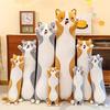 Oreiller Peluche Géant Shiba Inu - Oreiller Câlin Chien Dessin Animé Doux Oreiller Corps Animaux