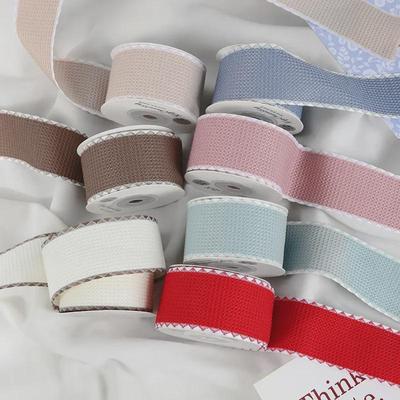 Korean Lace Perfume-Style Ribbon for DIY Clothing, Handmade Bows, and Bouquet Packaging