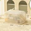 Large Capacity Nylon Mesh Makeup Bag, Breathable Multi-Layer Cosmetic Organizer Bag, Lightweight Toiletry Bag, Fashion Travel Wash Bag