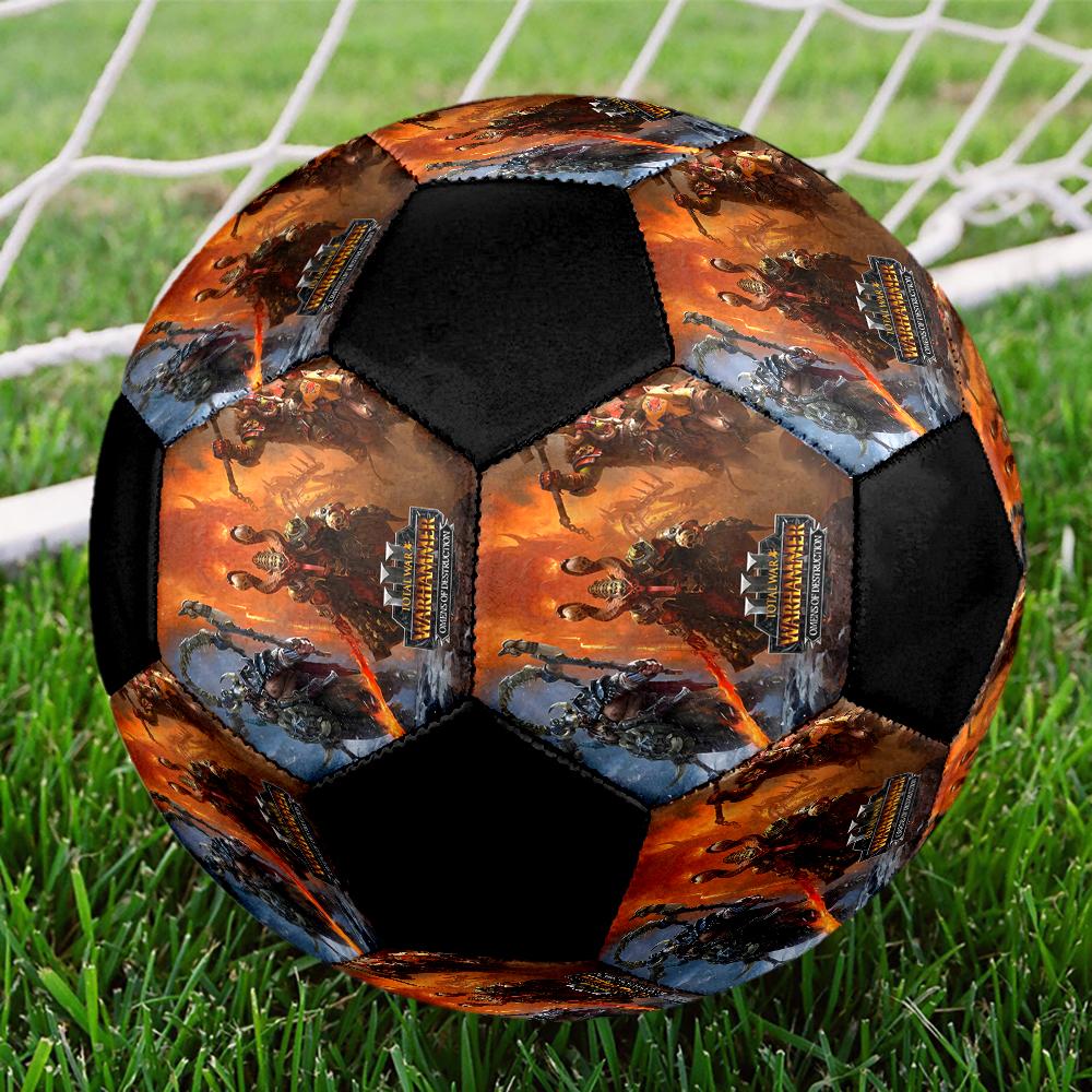 Total War Theme Size 5 Soccer Ball, Suitable for Both Indoor and Outdoor Matches, a Gift Suitable for Everyone.