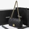 Xiaoxiangfeng CF Chain Bag 2025 New Grid Shoulder Crossbody Women's Leather Fashionable Versatile Armpit