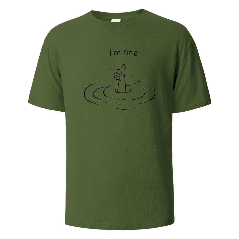 

Tm Fine Print TShirt 100 Cotton Summer Tees For Men Women Oversize Casual Tops 3XL