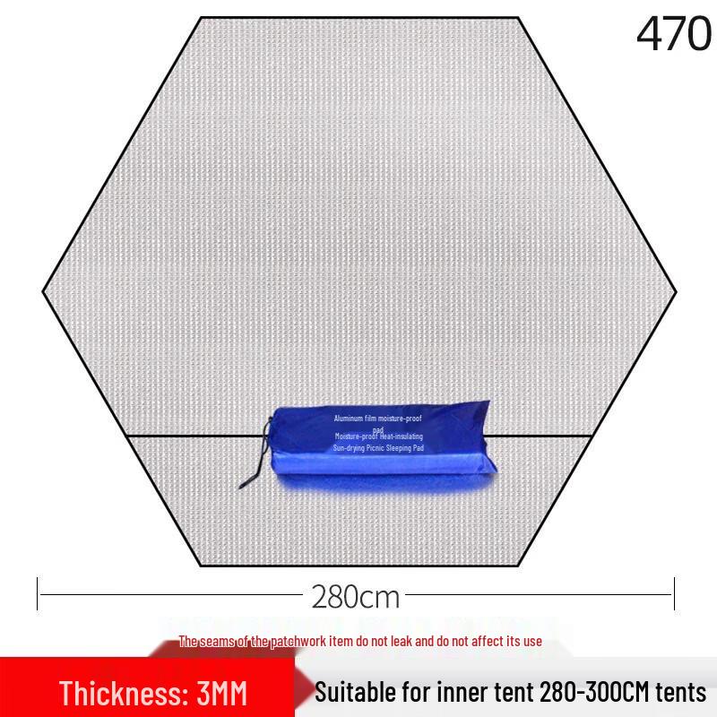 Hexagonal Portable Outdoor Camping Mat 2.8m Diameter