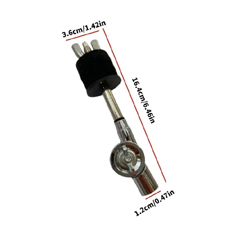 Home Practice Vibraphone Mount Drum Holder Bend Multi Angle Vibraphone Adapter Portable Drum Hardware Plastic Texture