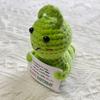 Funny Handmade Knitting Caterpillar Doll Desktop Ornament Christmas Gift Emotional Support Crochet Caterpillar Home Room Decor