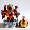 Cartoon Iron Capybara Hero Magnetic Mecha Armor Spider Man Capybara Doll Hand Made Creative Toy Collectible Action Figure Gift