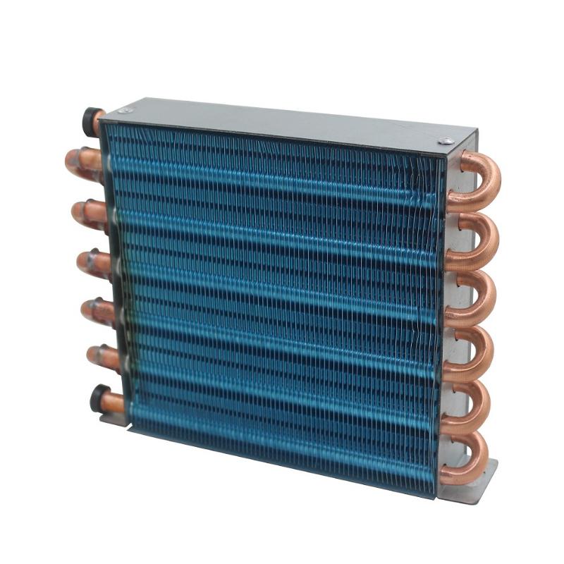 173x132x38mm Small Shell Condenser Radiator 120mm Fan for Refrigerator Freezer Aluminum 7mm Fin and Copper Tube Heat Exchanger