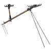 Multi-purpose Aluminum Fishing Rod Holder & Rest with Two-way Ground Stake