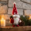 Window Decoration Ornaments Christmas Gnome Plush Figurines Faceless Santa Stuffed Cloth Dolls Desktop Figures Scandinavian Elf Tabletop Ornaments,