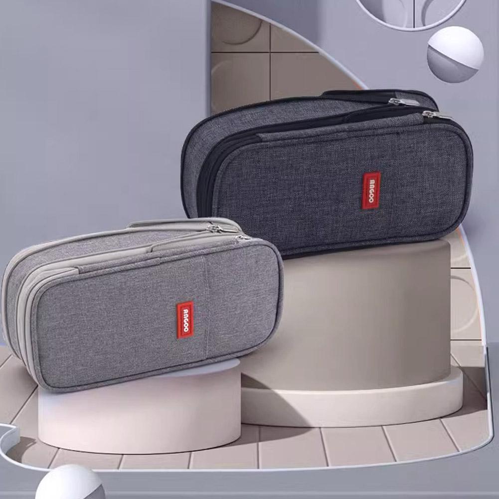 School Pencil Case for Girls, Large Capacity, Dirt-resistant, for Teenagers, for Students.