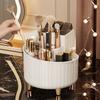 360° Rotating Makeup Organizer,Dustproof Vanity Organizer for Brush Lipstick Skincare, Bathroom Countertop Makeup Holder