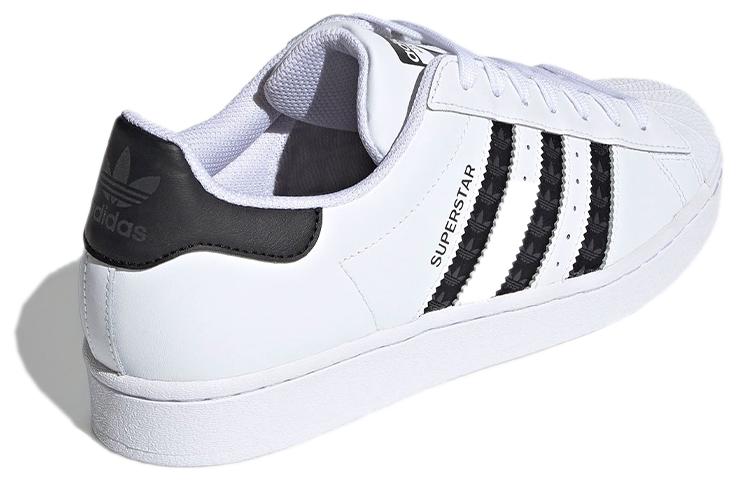 Adidas Superstar 'Logo Stripes - White Black' H68101