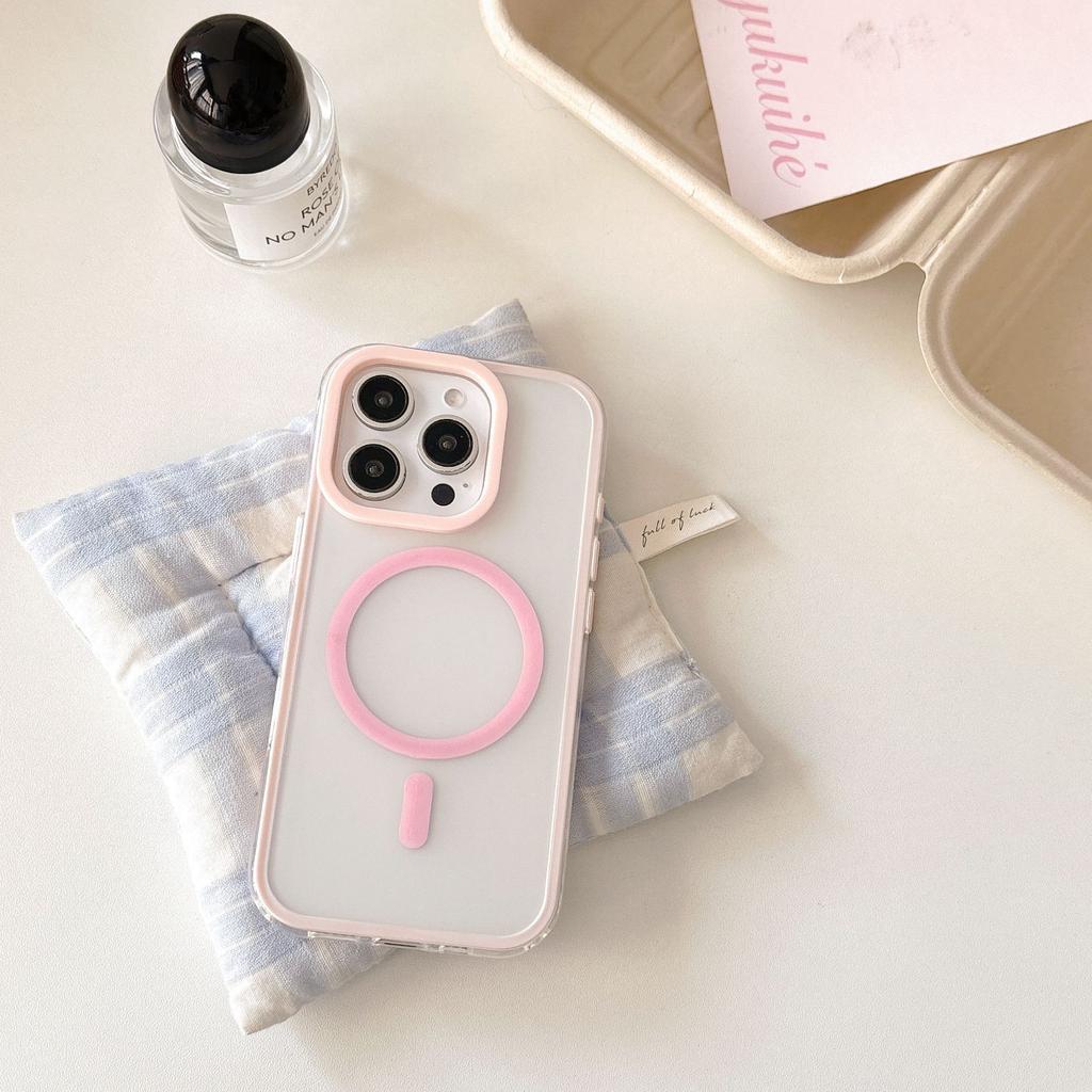 Magnetický protipádový kryt na telefon s airbagem, vhodný pro ochranný kryt IPhone16, pouzdro Apple 15promax a 14 šňůrka