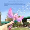 Anna Magic wand Automatic Bubble Machine Blower Children's Hand-Held Elsa Windmill Bubble For Kids Party Toy Birthday Gifts