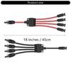 30A 1000V Photovoltaic Solar Connector 1 To 4 Adapters Y Branch Connector Solar Male Female Connector for Solar Panel