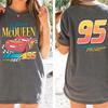 Vintage Lightning McQueen Comfort Colors Shirt Unisexs Cotton Casual Summer New Unisexs and Womens Streetwear