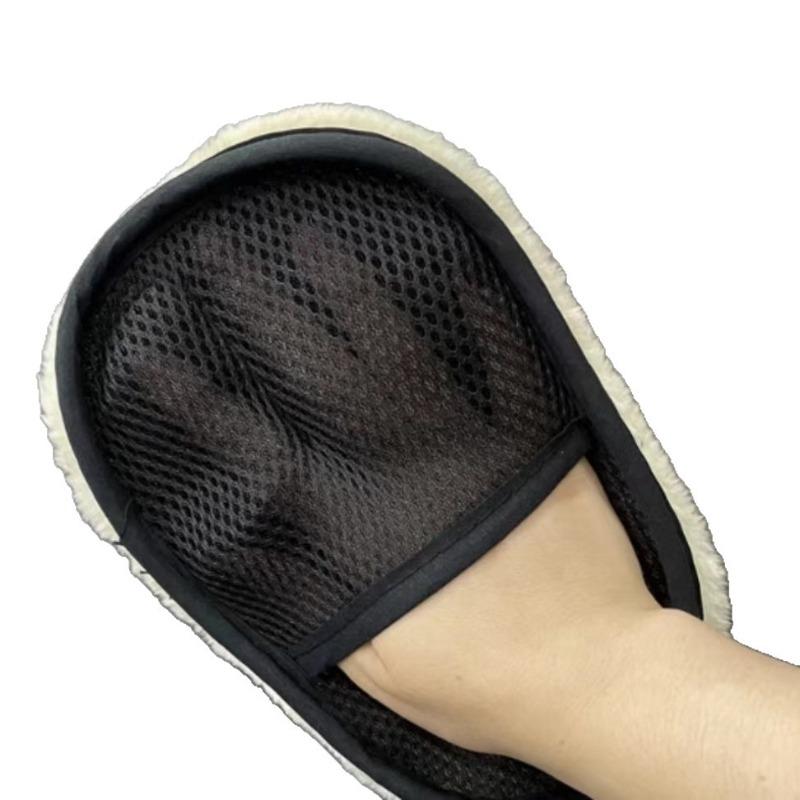 

Перчатки для мытья автомобиляПерчатки для полировки и воскования Чистящие и полирующие автотовары Плюшевые перчатки для чистки в виде медвежьей лапы бежевый