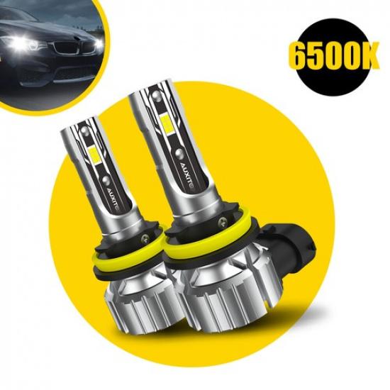AUXITO H8/H9/H11/H16JP LED Headlight High/Low Bulb Super Bright White Lamps Pair