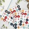 24pcs Per Sheet Numbered Stickers Christmas Packaging Labels  Cookie Candy Packaging