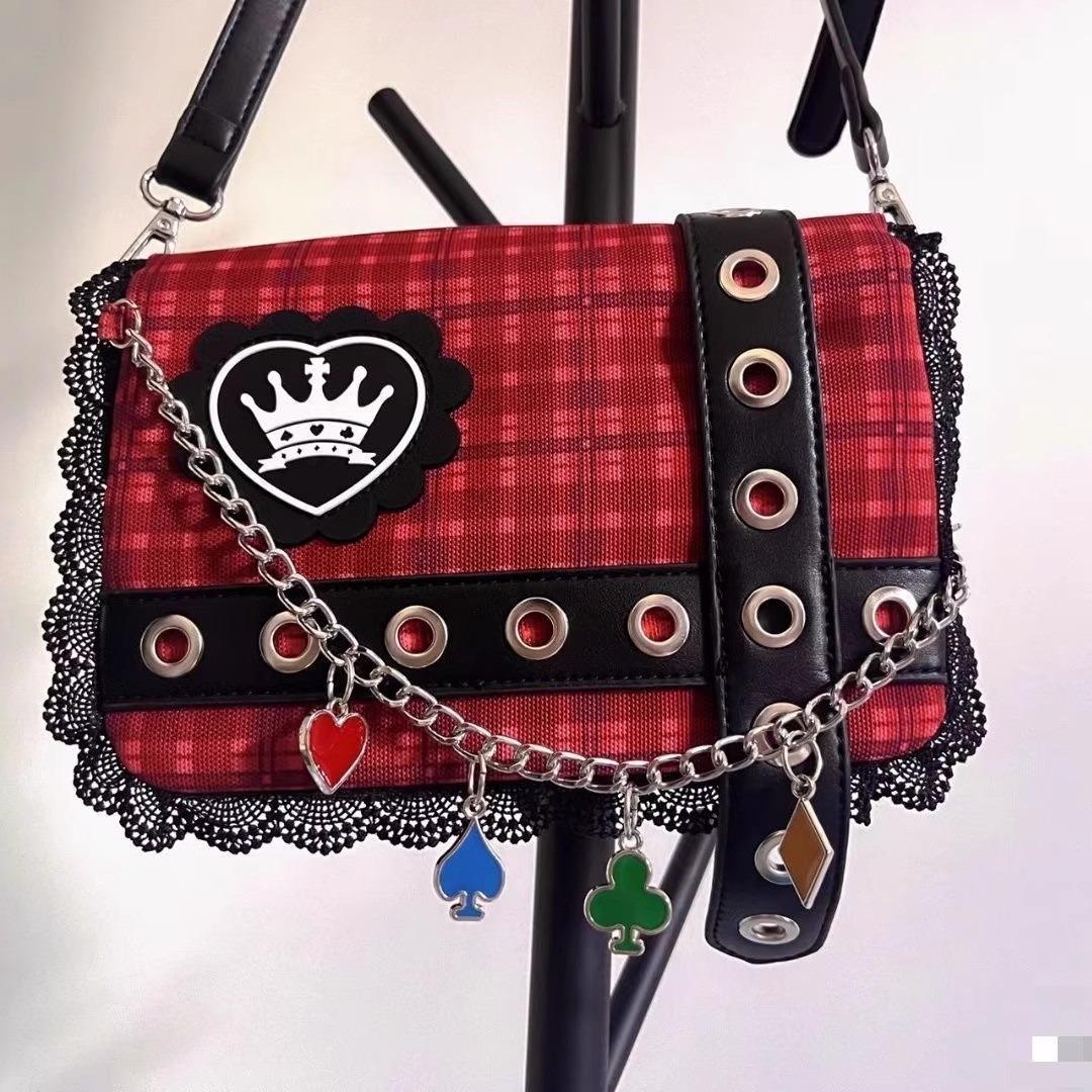 

New shoulder bag cute college style love animati girl small square bag guardian sweetheart Yameng messenger bag