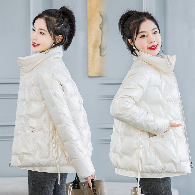 Women's Bright Face Cotton Jacket Women's Short Bread Cotton-padded Jacket Winter Coat