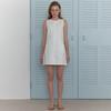 Elssibeui Stitched Pocket Mini Dress_Ivory
