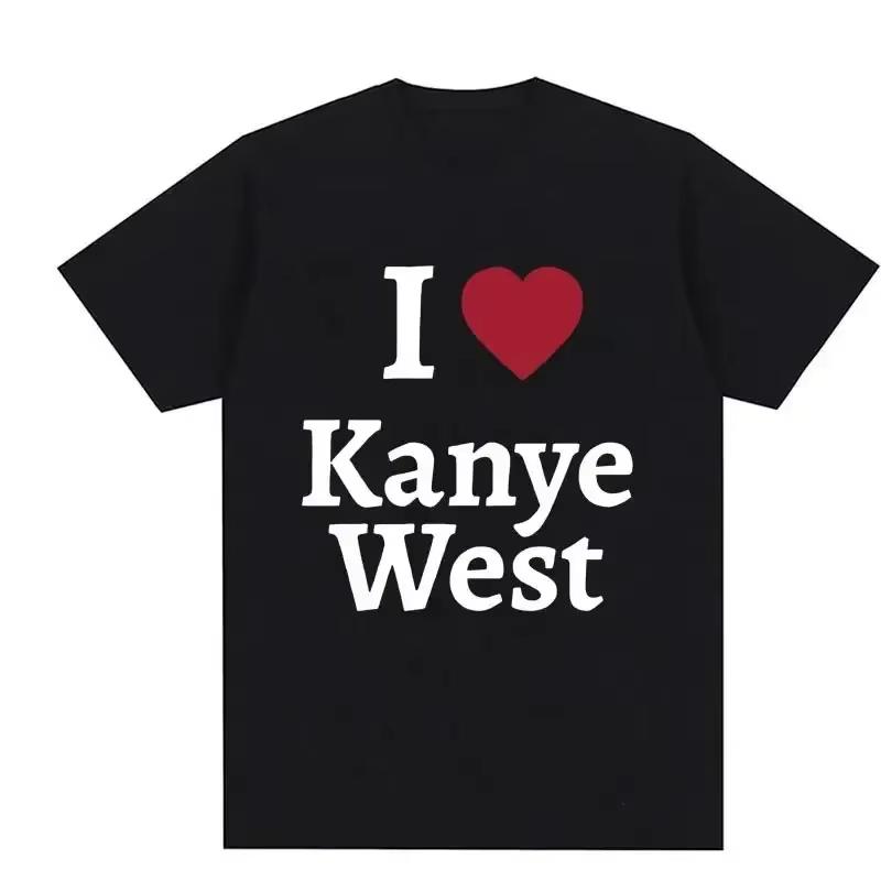 Lustiges Kanye West Meme T-Shirt Unisex Vintage Hip Hop Rap Stil T-Shirt Unisex Unisex Kurzarm T-Shirt Streetwear