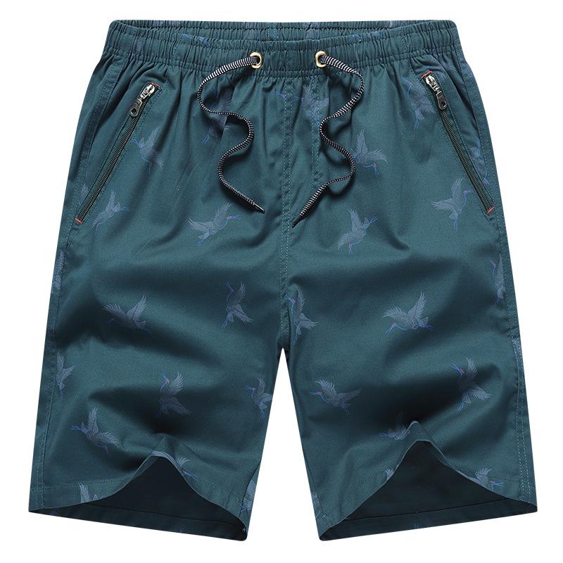 Summer Short Pant Men 'S Five -Point Pant Thin Beach Pants Loose Casual Cotton Pant 