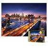 2000-teiliges Puzzle – Wunderschöner Sonnenuntergang in Manhattan, New York, beliebtes koreanisches Puzzle
