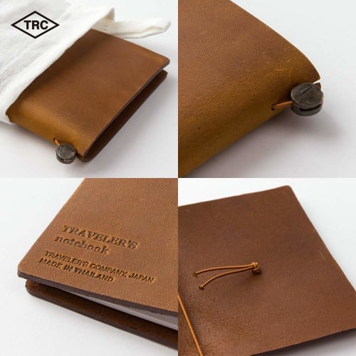 DESIGNPHIL Travelers Company Traveler's Note Passport Size Limited Edition with Card Camel 91209660