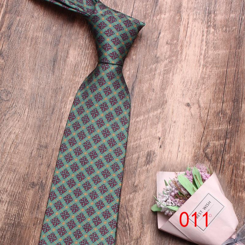 Rael Men'S Tie Business Dress 8Cm Printed Polyester Tie, Flower Casual Professional Tie