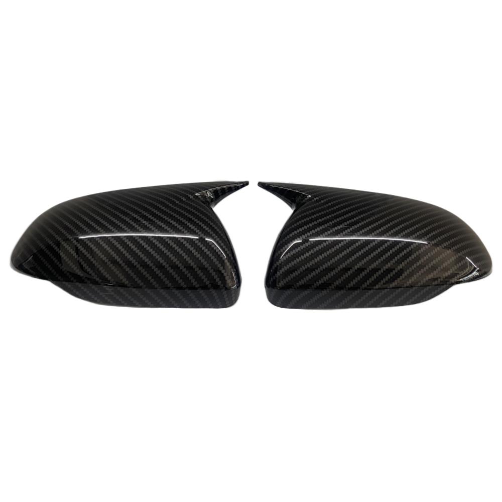 For Kia Rio 2018      No Sighal Light Car Rearview Side Mirror Cover Wing Cap Exterior Door Shell Trim