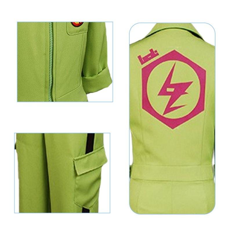 Anime Cosplay Super DanganRonpa2 Kazuichi Souda Cosplay Costume Full Set Outfit Men Women Jumpsuit