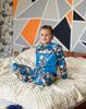 Boys’ Pajama Set – Warm Fleece Lining, Snap Top, Printed Design, Demi-season, 6077-024-33-4 HC