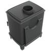 Wood Burning Cast Iron Stove KRATKI K11 Ø 150 6 kW Self Closing Door