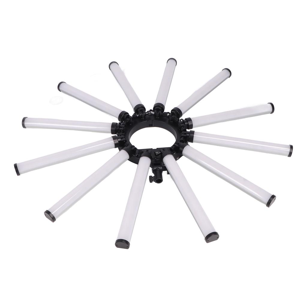 36in LED Video Light Bar Detachable Brightness Adjustable Folding Fill Light for Studio Photography 100‑240V UK Plug