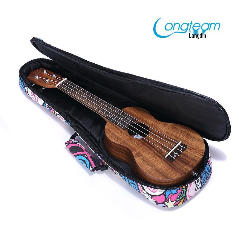 21" 23" 26" Ukulele Polstret Gigbag - Slitesterk Dobbel Skulder Ryggsekk